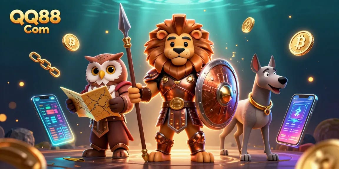 Experience thrilling gameplay at QQ88 Com with engaging casino elements and dynamic characters in action.