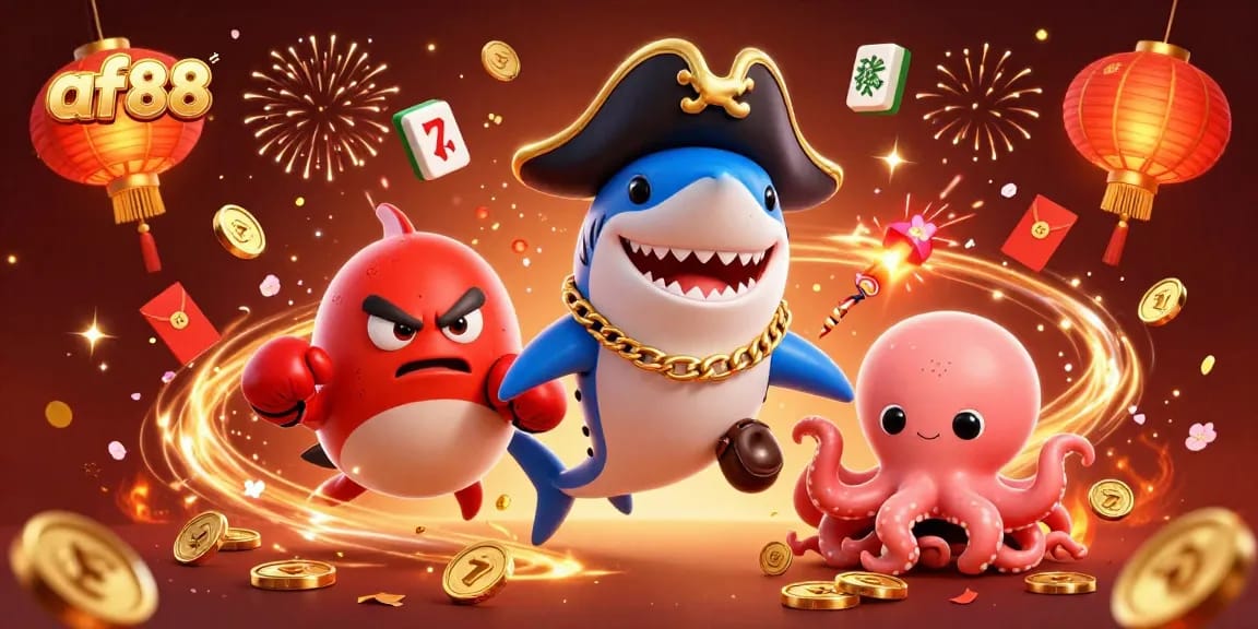 Join the exciting adventures at af88 as players explore vibrant casino games filled with coins, slots, and characters.