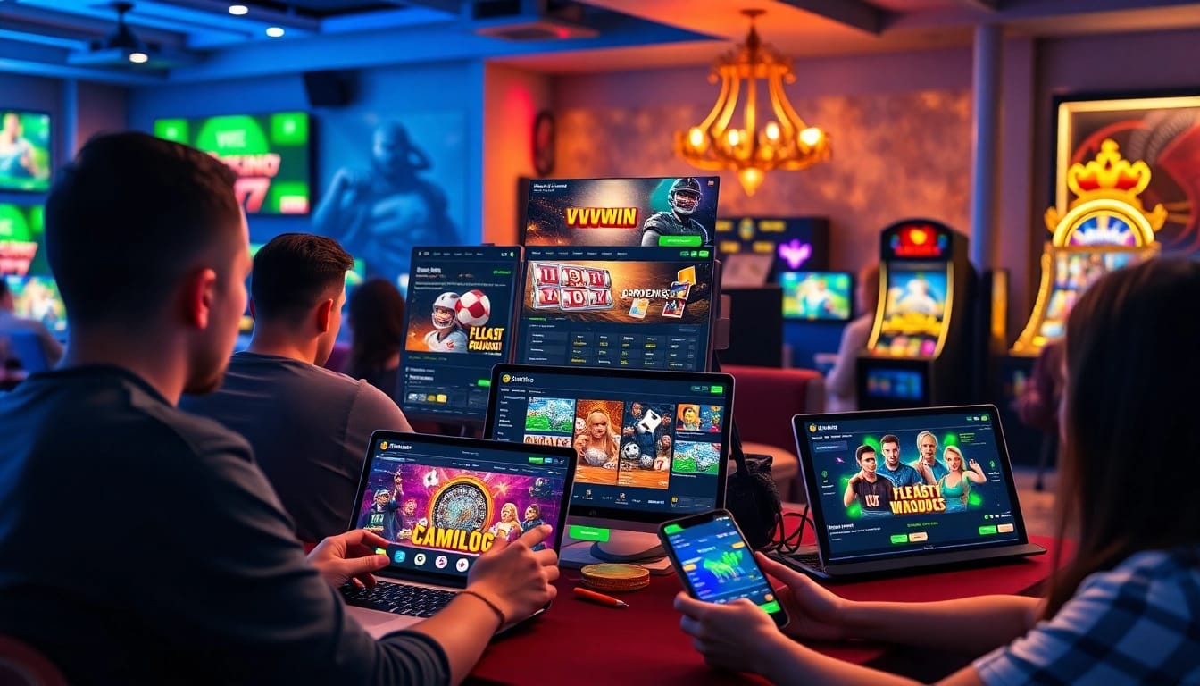 Engaged users exploring vvvwin88.live online casino and sports betting platform.
