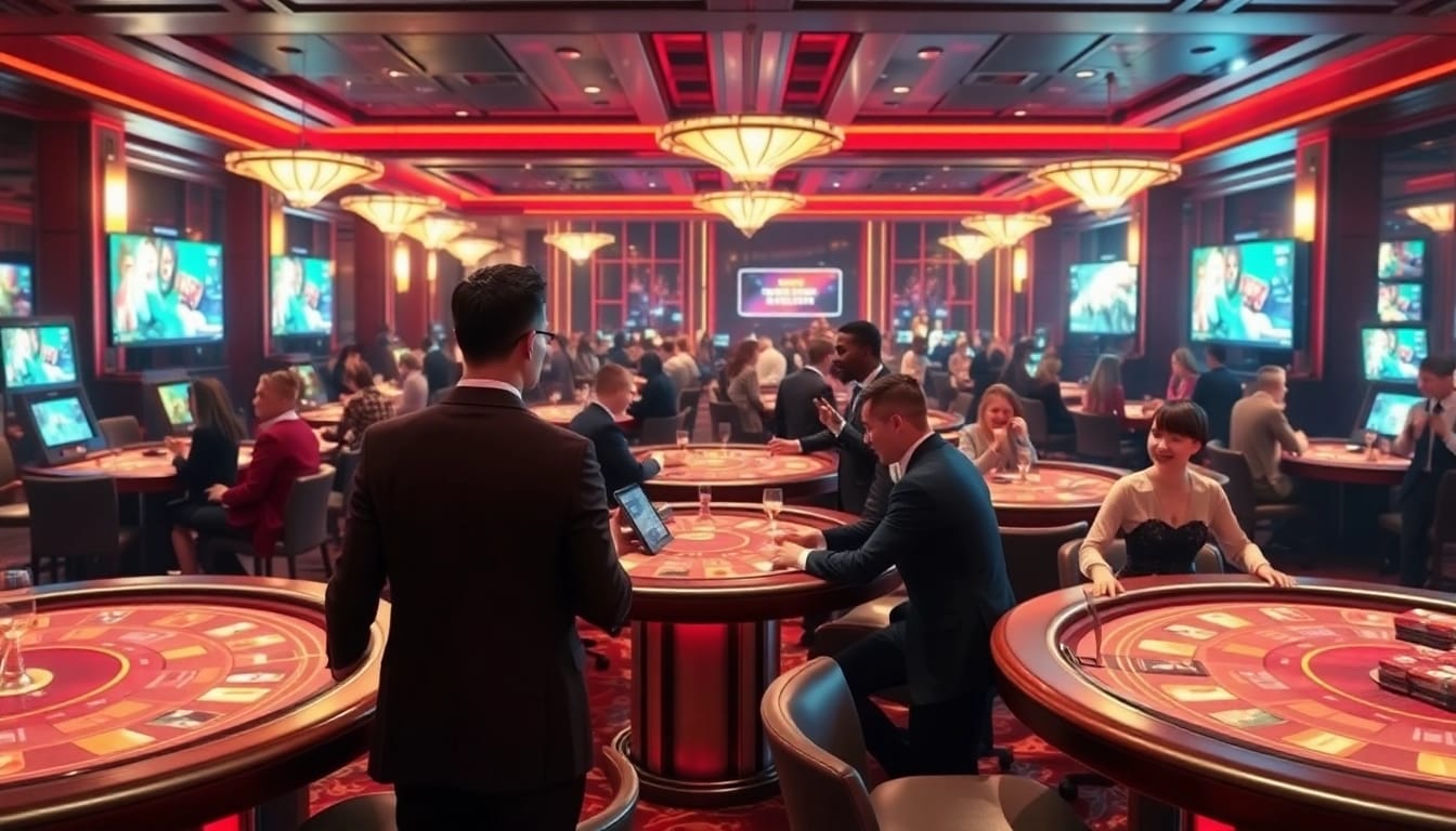 Exciting casino experience at hello88win.live with happy players and professional dealers.
