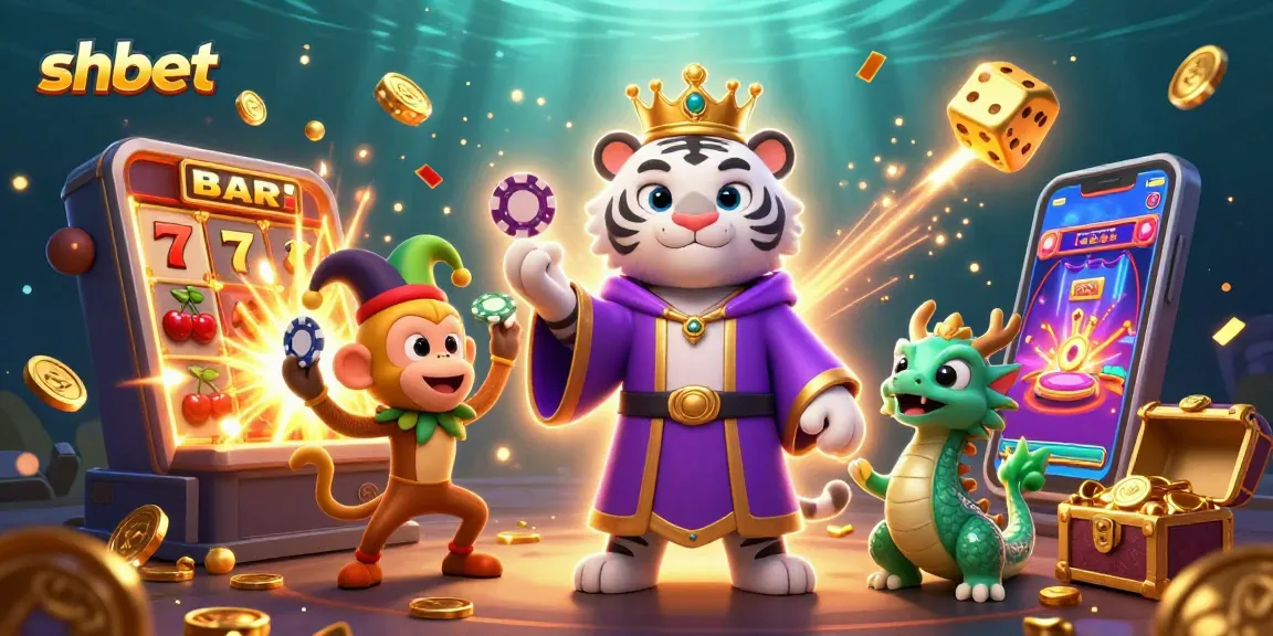 Experience the thrill of shbet's casino games with vibrant characters and dynamic gaming elements.