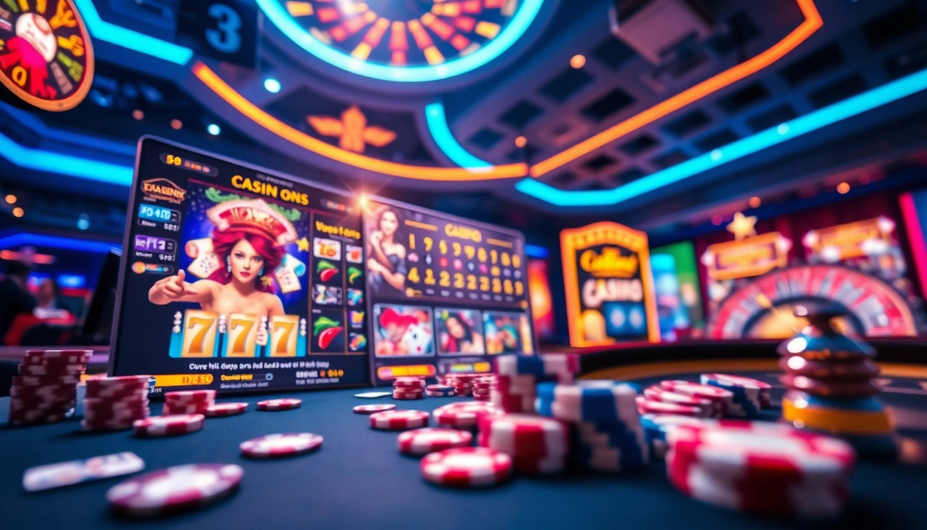 Exciting virtual casino gaming experience at ev88win.live featuring poker, slots, and roulette.