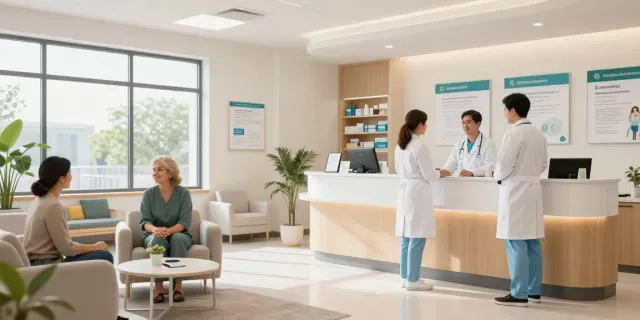 Weight loss pharmacy with compassionate healthcare services in a modern clinic.
