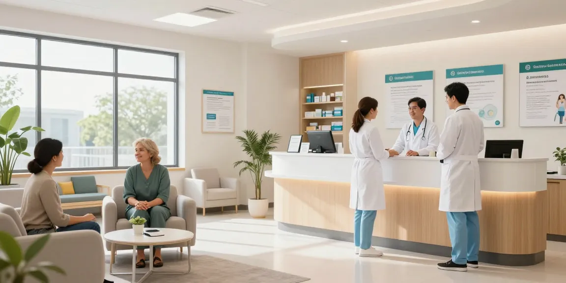 Weight loss pharmacy with compassionate healthcare services in a modern clinic.