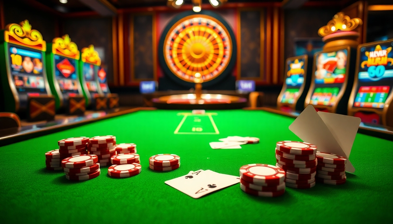Experience the thrill of FLY88 đăng nhập with luxurious casino elements like roulette and poker.