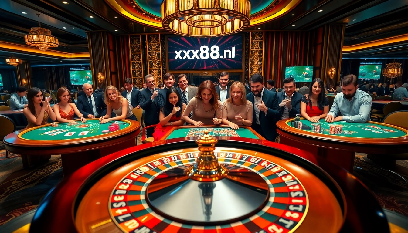 Experience thrilling games at https://xx88.nl/ in a vibrant casino setting filled with excitement.
