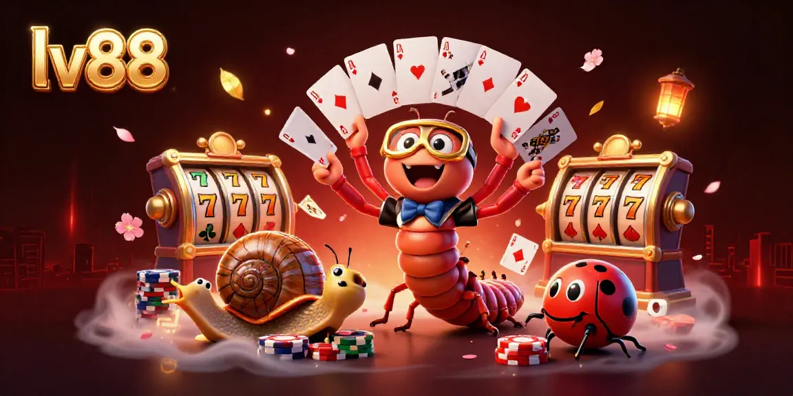 Experience thrilling gameplay at lv88 with a vivid scene featuring engaging casino characters and dynamic gaming elements.