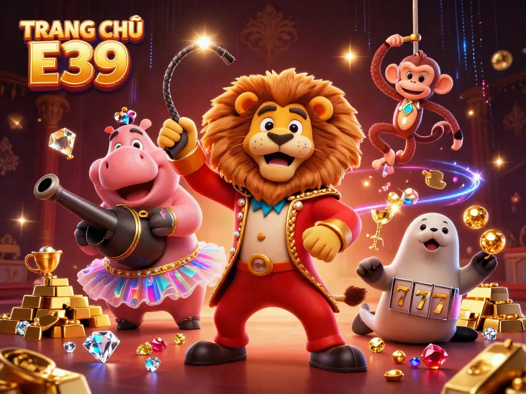 Experience the thrill of TRANG CHỦ E39 with vibrant characters and rich casino visuals.