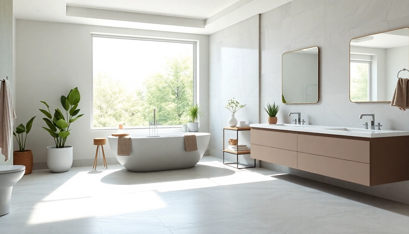 Transform your space with our bathroom remodeling contractor creating a modern sanctuary.