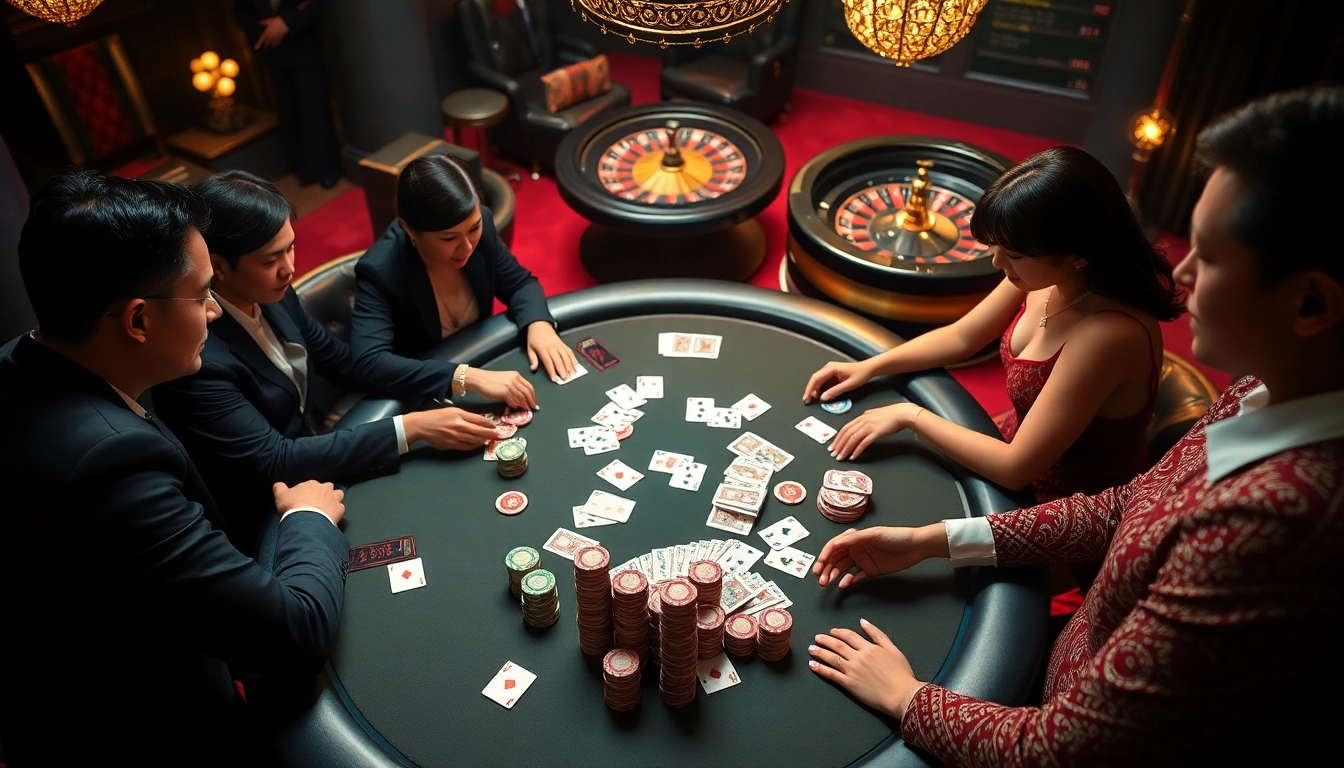 Players experience thrilling poker action at FABET, where excitement and strategy unite.