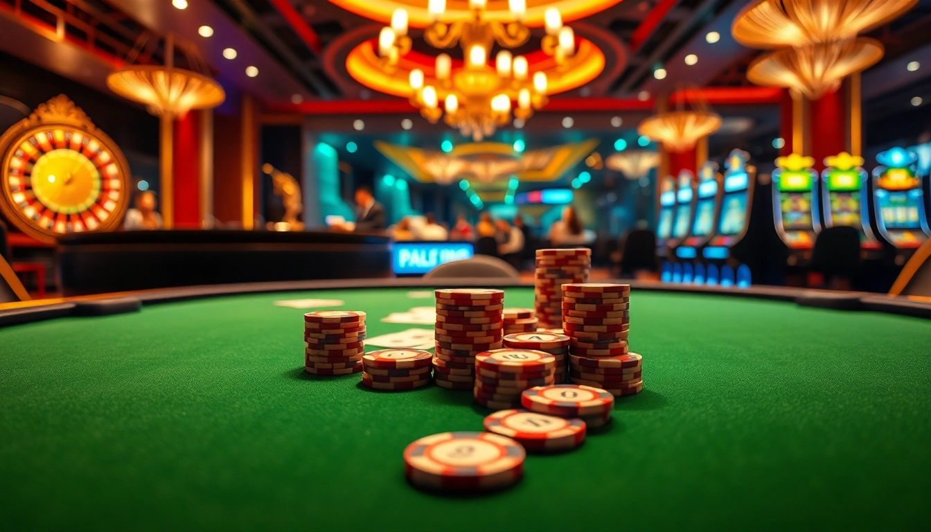 Immerse in the excitement of casino gaming at https://777vip.bio/ with vibrant poker tables and thrilling slot machines.