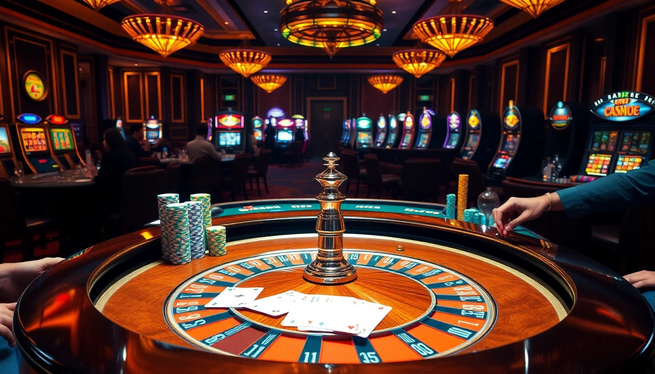 Betting at a thrilling casino table showcasing the excitement of https://rr88csn.com/.