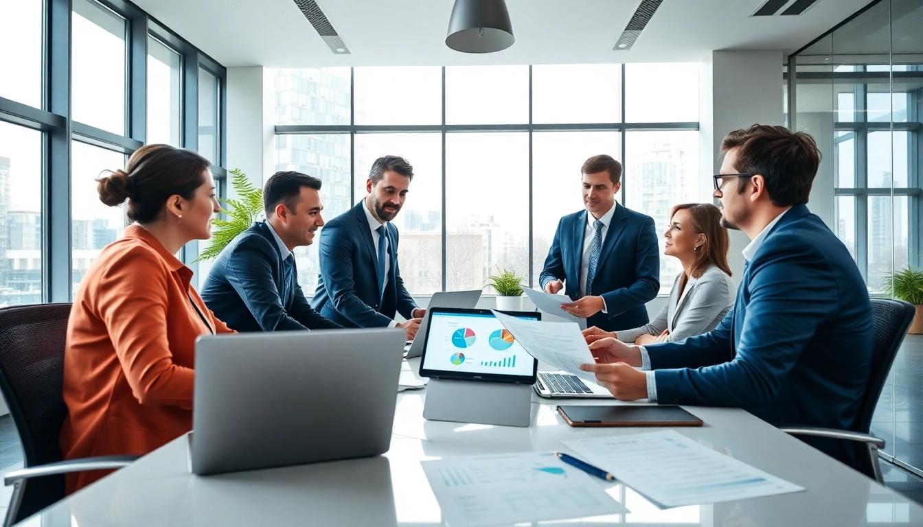 Professional team discussing Logo Tiger lisans yenileme in a modern office setting.