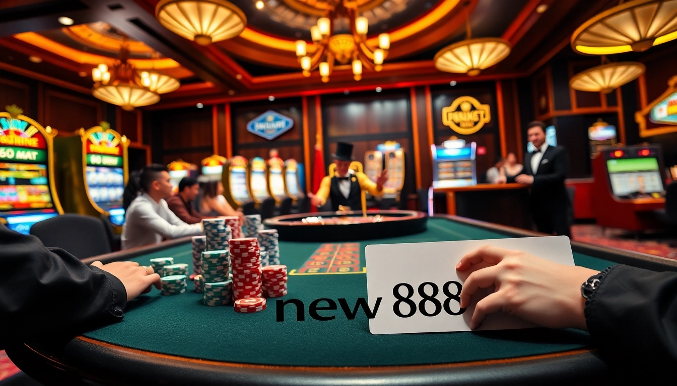 Experience thrilling gameplay and excitement at new88's luxurious casino.