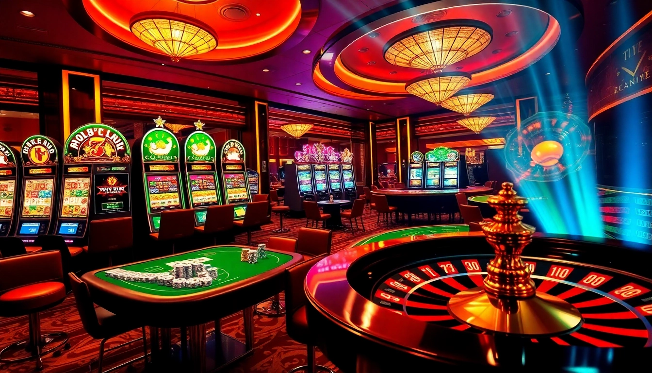 Experience the thrill of gambling at https://topxx88.com with vibrant casino visuals.