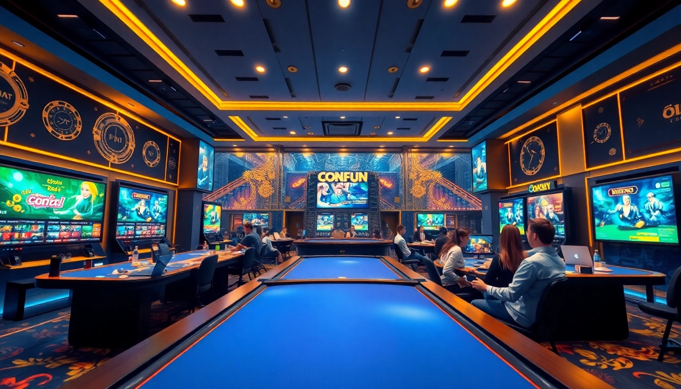 Experience the excitement of Nhà cái OKFUN in a lively online gaming environment