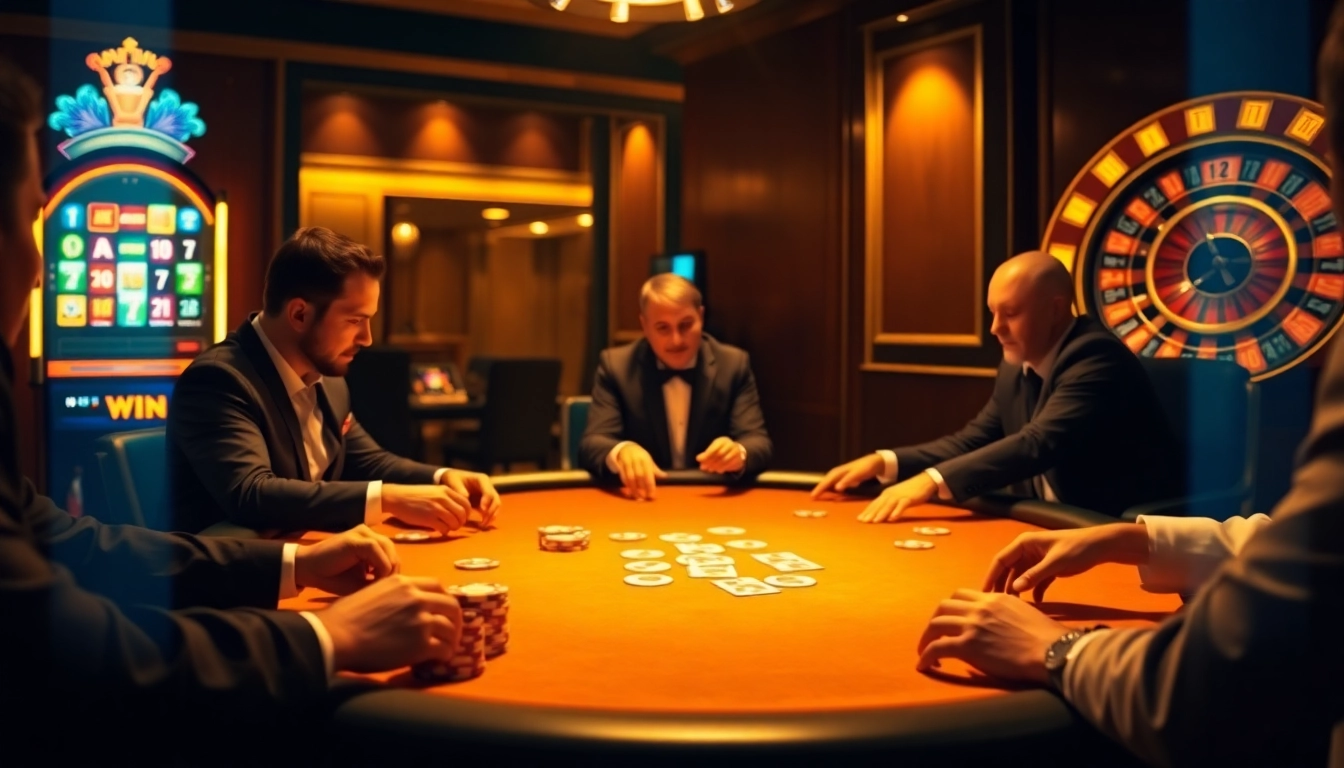 Experience the thrill of winning at the luxurious poker table with win 55 as high-stakes players strategize their next moves.