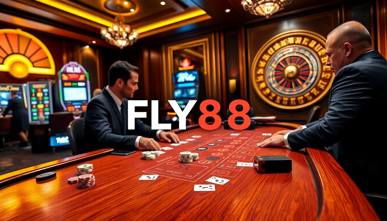 Experience the thrill at nhà cái uy tín FLY88 with engaging blackjack and vibrant casino ambiance.