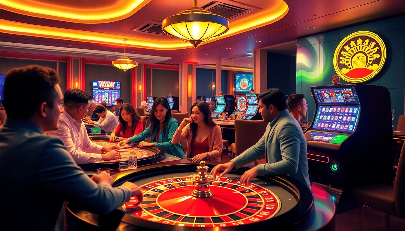 Exciting Lauthaitv online casino scene showcasing vibrant gameplay and dynamic interactions.