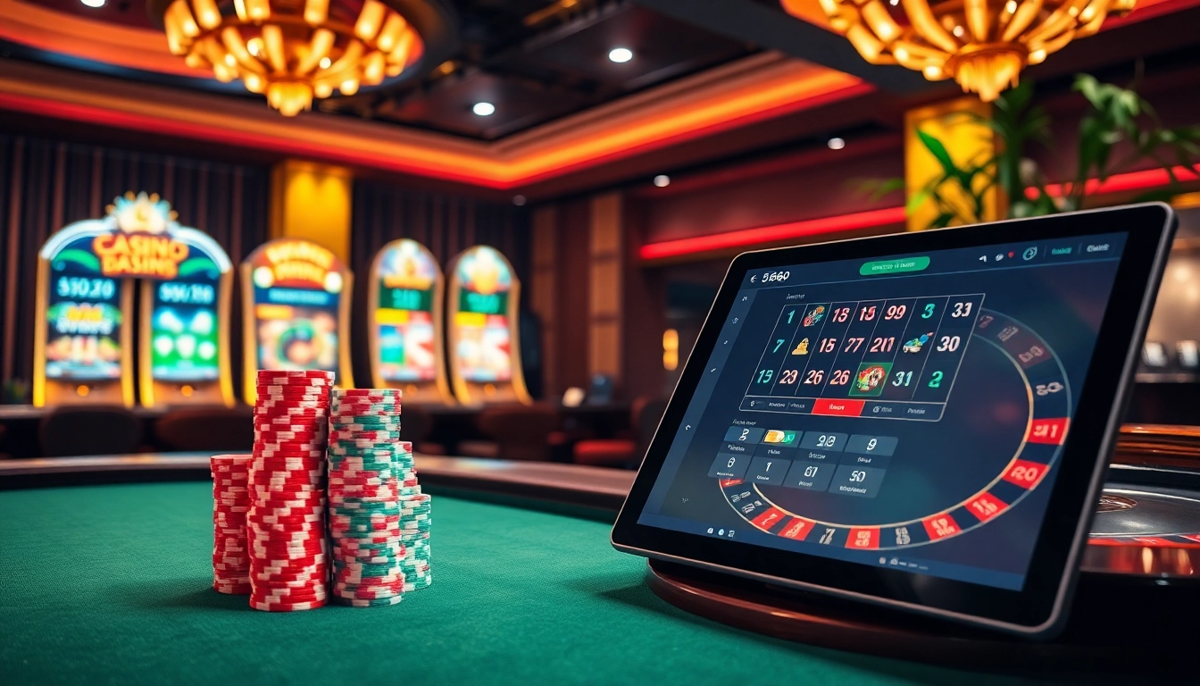 Experience high-stakes gaming with https://566.co.com/ featuring luxurious casino tables and vibrant slot machines.
