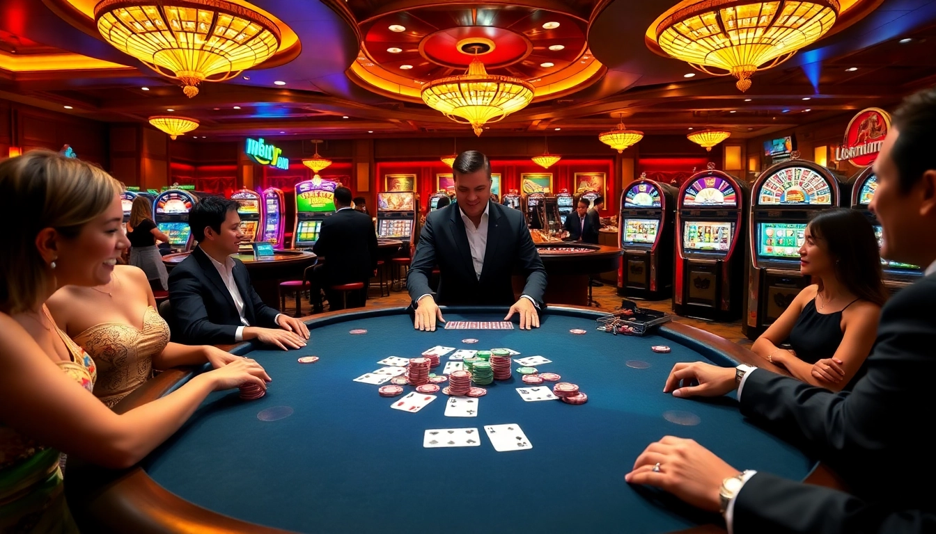 Experience the thrill of gambling at an elegant casino spotlighting mb 88 poker action.