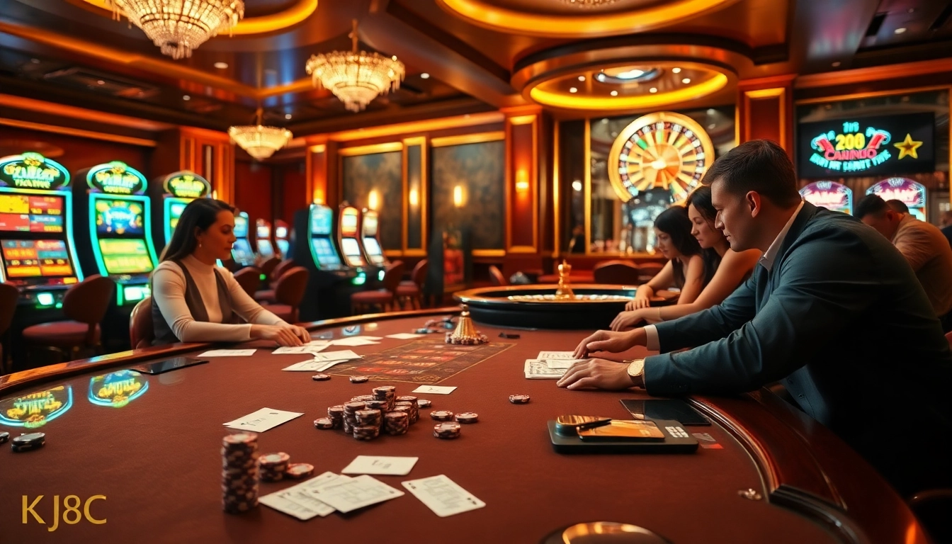 Experience the thrill of gambling with kjc xx88 tables and vibrant casino activities.