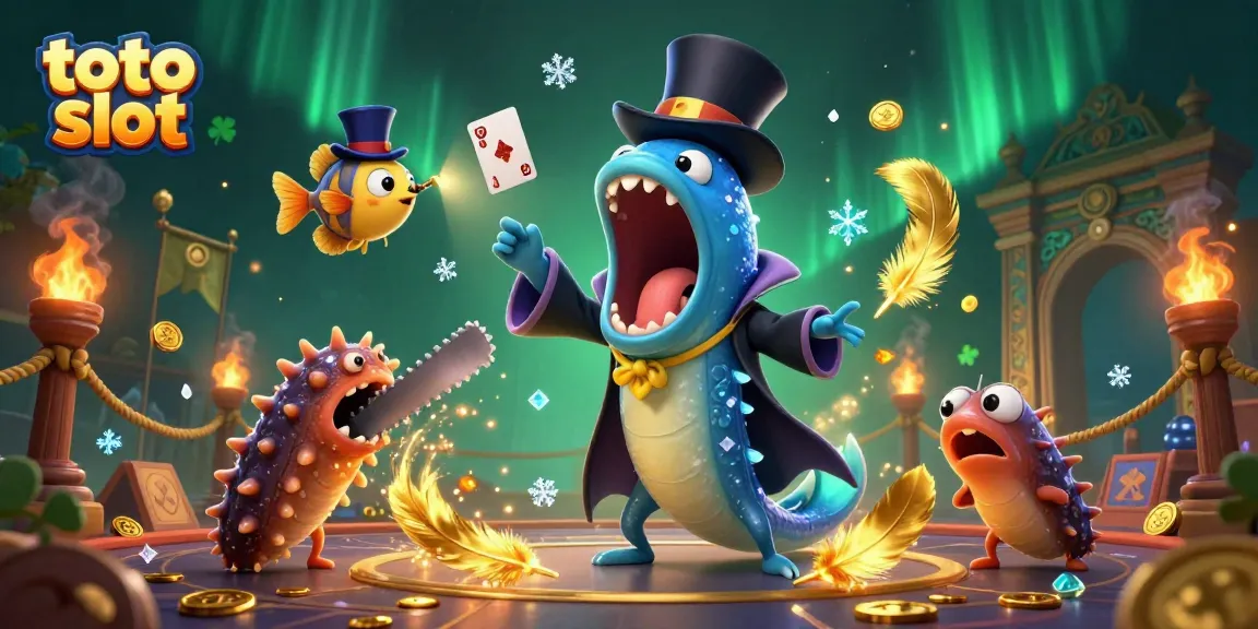 Toto slot card tricks by magical sea creatures, engaging players in a thrilling gambling adventure